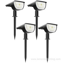 Solar Landscape Spotlights Outdoor Solar Powered Wall Lights